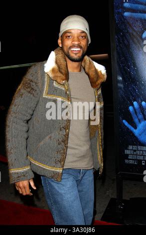 November 2003 - Westwood, KALIFORNIEN, VEREINIGTE STAATEN - K33954FB . GOTHIKA PREMIERE IM MANN VILLAGE. THEATER IN WESTWOOD, CA. 13.11.2003. FITZROY BARRETT/ 2003.WILL SMITH(Bild: © Globe Photos/ZUMAPRESS.com) Stockfoto