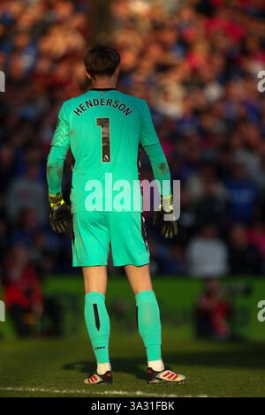 Dean Henderson von Crystal Palace - Crystal Palace V Ipswich Town, Premier League, Selhurst Park, London, Großbritannien - 8. März 2025 nur redaktionelle Verwendung - DataCo-Einschränkungen gelten Stockfoto