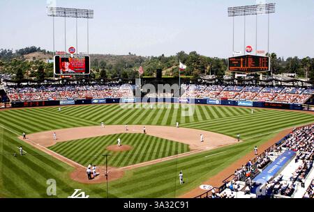 August 2005 - Los Angeles, KALIFORNIEN, USA - DODGER STADIUM -. LOS ANGELES, CA - 13.08.2005 -. NINA PROMMER/ 2004.K44286NP(Bild: © Globe Photos/ZUMAPRESS.com) Stockfoto