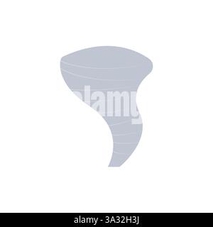 Tornado Hurrikan Emoji Symbol Symbol Symbol Vektor Illustration Stock Vektor