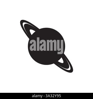 saturn Planet Emoji Symbol Symbol Symbol Vektor Illustration Stock Vektor
