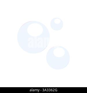 Seifenblasen Emoji Symbol Symbol Symbol Vektor Illustration Stock Vektor