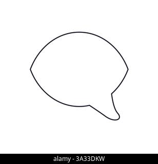 Sprechblase Denken Emoji Symbol Symbol Symbol Vektor Illustration Stock Vektor