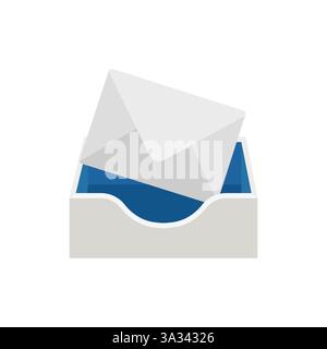 E-Mail Umschlag Mail Brief Symbol Illustration Emoji Vektor Stock Vektor