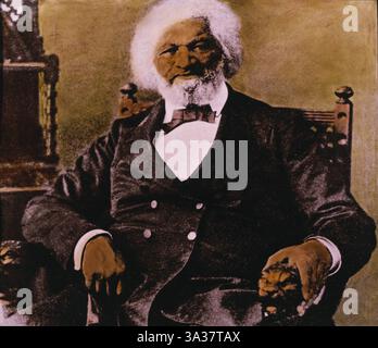 Juli 2014: Frederick Douglass (1817–1895), US-amerikanischer Abolitionist, Portrait (Bild: © Glasshouse/ZUMA Wire) Stockfoto