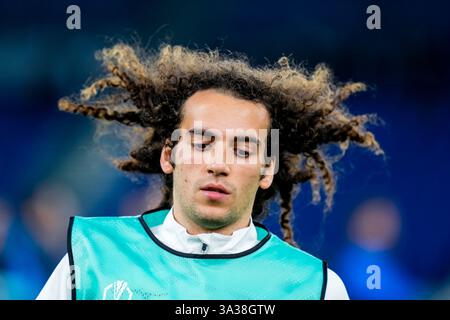Rom, Italien. März 2025. Matteo Guendouzi von SS Latium im Achtelfinale der UEFA Europa League 2024/25 im zweiten Leg-Spiel zwischen SS Latium und FC Viktoria Plzen im Stadio Olimpico am 13. März 2025 in Rom. Quelle: Giuseppe Maffia/Alamy Live News Stockfoto