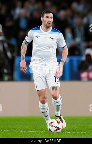Rom, Italien. März 2025. Alessio Romagnoli von SS Latium im Achtelfinale der UEFA Europa League 2024/25 im zweiten Leg-Spiel zwischen SS Latium und FC Viktoria Plzen im Stadio Olimpico am 13. März 2025 in Rom. Quelle: Giuseppe Maffia/Alamy Live News Stockfoto