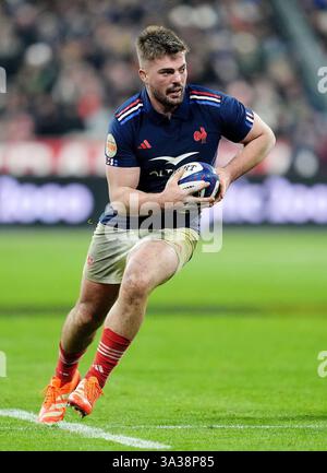 Aktenfoto vom 31-01-2025, von Gregory Alldritt, der Frankreich aufgefordert hat, seine Geschichte zu prägen, indem er am Samstag Abend in Paris den Ruhm der Guinness Six Nations gegen Schottland vereitelt hat. Ausgabedatum: Freitag, 14. März 2025. Stockfoto