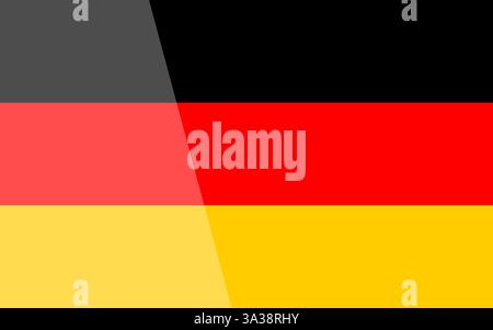 Deutschland Deutschland Land nationale Flagge Vektor Stock Vektor