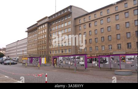 Das Stasi-Museum, Berlin, Deutschland. Es ist ein Forschungs- und Gedenkzentrum zum politischen System der ehemaligen DDR. Sie befindet sich in Stockfoto
