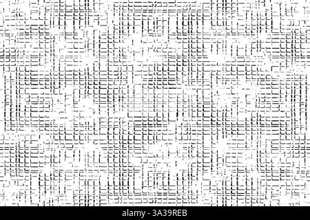 Schlanke Linienstruktur. Abstraktes Muster für parallele und sich schneidende Linien. Abstrakter texturierter Effekt. Schwarz isoliert auf weißem Hintergrund. Vektorabbildung Stock Vektor