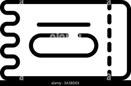 Vektor-Symbol-Design Für Coupon-Code Stock Vektor
