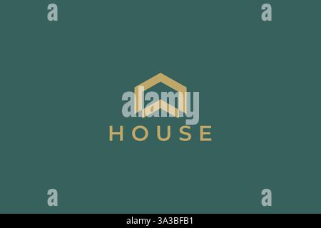 Modernes Haus Entwickler Gebäude Konzept Haus Immobilien Logo für Business Immobilien Stock Vektor