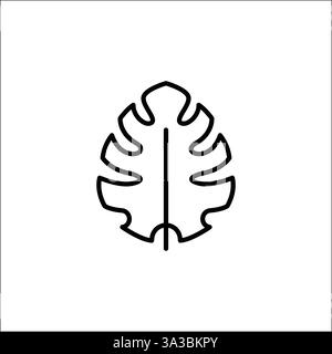 Palmenblatt-Symbol Stock Vektor