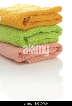 Drei Handtücher Stockfoto