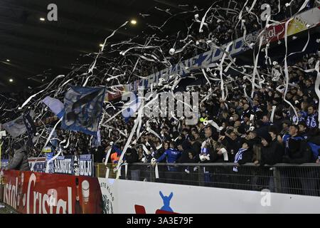 Genk, Belgien. März 2025. Illustration, aufgenommen während eines Fußballspiels zwischen KRC Genk und Union Saint-Gilloise am Samstag, 15. März 2025 in Genk, am 30. Tag der Saison 2024-2025 der ersten Liga der „Jupiler Pro League“ der belgischen Meisterschaft. BELGA FOTO JOHAN EYCKENS Credit: Belga News Agency/Alamy Live News Stockfoto