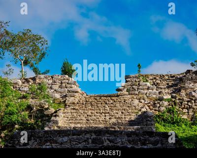 Kinich Kak Moo Mayan Pyramid, Izamal, Yucatan State, Mexiko Stockfoto