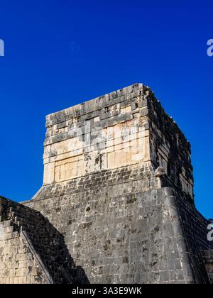 Tempel der Jaguare, Chichen Itza, Yucatan State, Mexiko Stockfoto