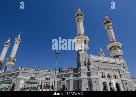 Mekka Saudi - Arabien 12 . März 2025 , muslimische Gebete mit Hadsch und Umra . Al-Haram-Moschee Stockfoto