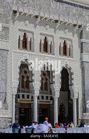 Mekka Saudi - Arabien 12 . März 2025 , muslimische Gebete mit Hadsch und Umra . Al-Haram-Moschee Stockfoto