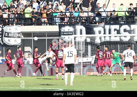 Buenos Aires, Argentinien. März 2025. Buenos Aires, 15.03.2025: Of River Plate während des Spiels um die 10. Runde der Argentinischen Liga im Guillermo Laza Stadion ( Credit: Néstor J. Beremblum/Alamy Live News) Stockfoto