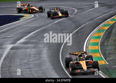 Melbourne, Australien. März 2025. Lando Norris (GBR) McLaren MCL39. 16.03.2025. Formel-1-Weltmeisterschaft, Rd 1, Grand Prix Von Australien, Albert Park, Melbourne, Australien, Wettkampftag. Das Foto sollte lauten: XPB/Alamy Live News. Stockfoto