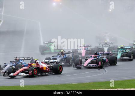 Albert Park, Australien, 16. März 2025. Das Rennen startet während des Formel 1 Louis Vuitton Australian Grand Prix 2025 auf dem Melbourne Grand Prix Circuit am 16. März 2025 in Albert Park, Australien. Quelle: Dave Hewison/Speed Media/Alamy Live News Stockfoto