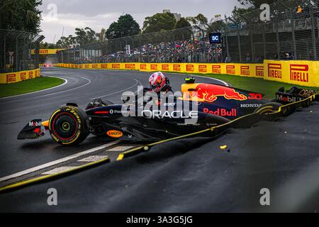 Malbourne, Australien. Februar 2025. 19/2025 - Liam Lawson (NZL) - Redbull Racing RB21 - Honda RBPT während des Formel-1-Rennens Louis Vuitton Australian Grand Prix 2025; Albert Park, Melbourne, Australien, vom 14. Bis 16. März 2025 (Foto: Alessio de Marco/SIPA USA) Credit: SIPA USA/Alamy Live News Stockfoto