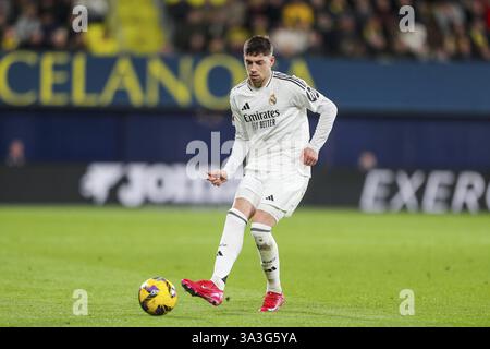 Federico Valverde von Real Madrid während des spanischen Meisterschaftsspiels La Liga zwischen Villarreal CF und Real Madrid CF am 15. März 2025 im La Ceramica Stadion in Villarreal, Spanien Stockfoto