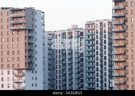 Mehrfamilienhaus in Danzig, Polen © Wojciech Strozyk / Alamy Stock Photo *** Ortsüberschrift *** Stockfoto