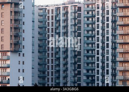 Mehrfamilienhaus in Danzig, Polen © Wojciech Strozyk / Alamy Stock Photo *** Ortsüberschrift *** Stockfoto
