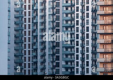 Mehrfamilienhaus in Danzig, Polen © Wojciech Strozyk / Alamy Stock Photo *** Ortsüberschrift *** Stockfoto