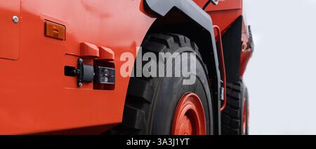 Machine Vision System eines autonomen selbstfahrenden Lkw. Stockfoto