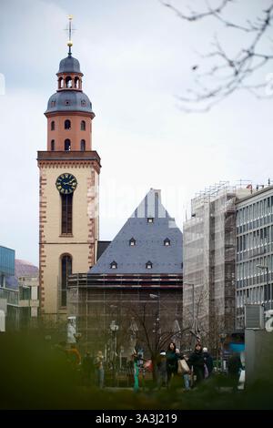 Frankfurt am Main, Deutschland. März 2025. Stockfoto