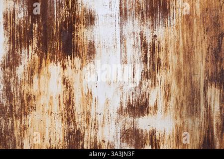Rostiges Metallgestell oder rostiger Metallhintergrund für Design mit Kopierraum für Text oder Bild Stockfoto