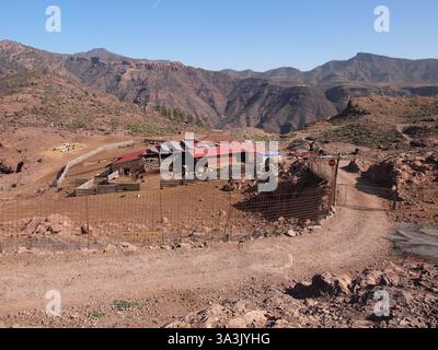 Tejeda (Gran Canaria, Königreich Spanien) Stockfoto