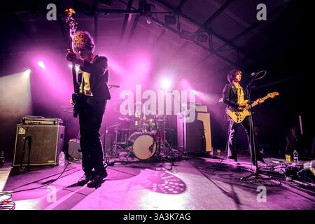 Rom, Italien. März 2025. Les Votives während Les Votives - Club Tour 2025, Musikkonzert in Rom, Italien, 13. März 2025 Credit: Independent Photo Agency/Alamy Live News Stockfoto