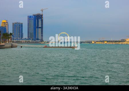 Ramadan-Feierlichkeiten im Lusail Boulevard Doha Katar 18-03-2025 Stockfoto