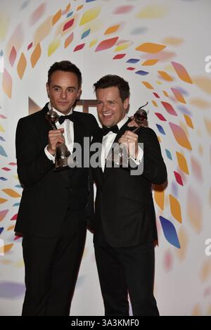 Anthony McPartlin und Declan DonnellyThe National Television Awards 2020 in der o2 Arena, Greenwich, London, England am 28. Januar 2020. CAP/PL ©Phil Loftus/Capital Pictures Stockfoto