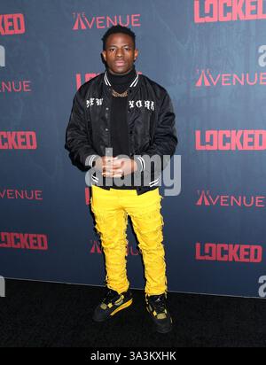 New York City, USA. März 2025. Brandon Gilpin besuchte die „Locked“ World Premiere am 16. März 2025 im DGA Theater in New York City, NY © Steven Bergman/AFF-USA. COM Credit: AFF/Alamy Live News Stockfoto