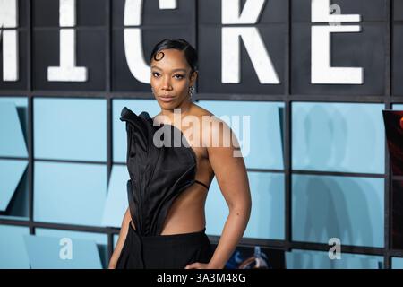 Celebs nehmen an der Mickey 17 World Premiere am Leicester Square Teil mit: Naomi Ackie Where: London, Vereinigtes Königreich Wann: 13 Feb 2025 Credit: Phil Lewis/WENN Stockfoto