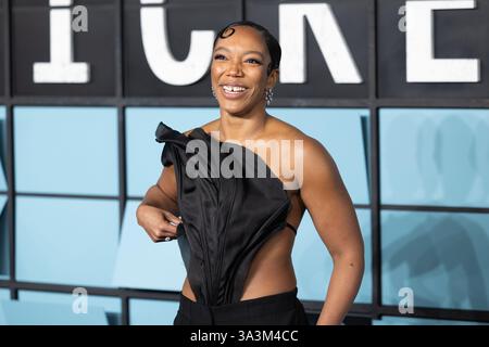 Celebs nehmen an der Mickey 17 World Premiere am Leicester Square Teil mit: Naomi Ackie Where: London, Vereinigtes Königreich Wann: 13 Feb 2025 Credit: Phil Lewis/WENN Stockfoto