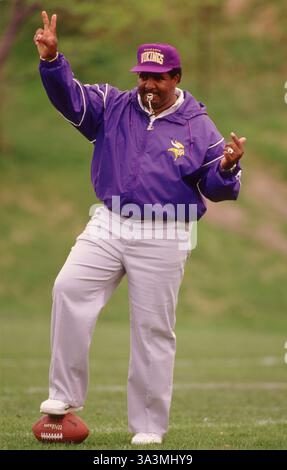 Minnesota Vikings Head Coach Dennis Green 1992 - 2001 Stockfoto