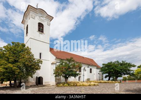 Die Pfarrkirche St. Johannes des Täufers, Szentendre, Ungarn Stockfoto