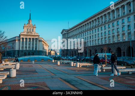 Die Nationalversammlung in Sofia, Bulgarien Stockfoto