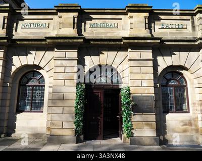 Natürliche Mineralbäder Buxton Derbyshire England Stockfoto