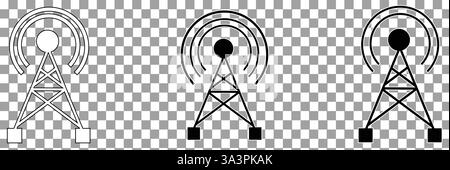 Turm Symbol trendy Stock Vektor