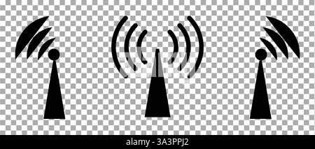 Design-Vorlage für Tower-Symbol-Vektor-Illustration Stock Vektor