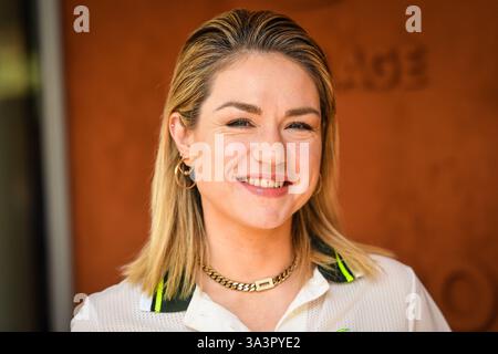 Paris, Frankreich. Juni 2023. Emilie DEQUENNE am 14. Tag des Roland-Garros 2023, Grand Slam Tennis Turnier, am 10. Juni 2023 im Roland-Garros Stadion in Paris, Frankreich - Foto Matthieu Mirville/DPPI Credit: DPPI Media/Alamy Live News Stockfoto