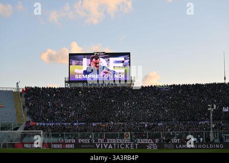 16. März 2025, Artemio Franchi Stadium, Florenz, Italien; Serie A Enilive Football Match; Fiorentina gegen Juventus; Eine allgemeine Ansicht der Artemio FR Stockfoto